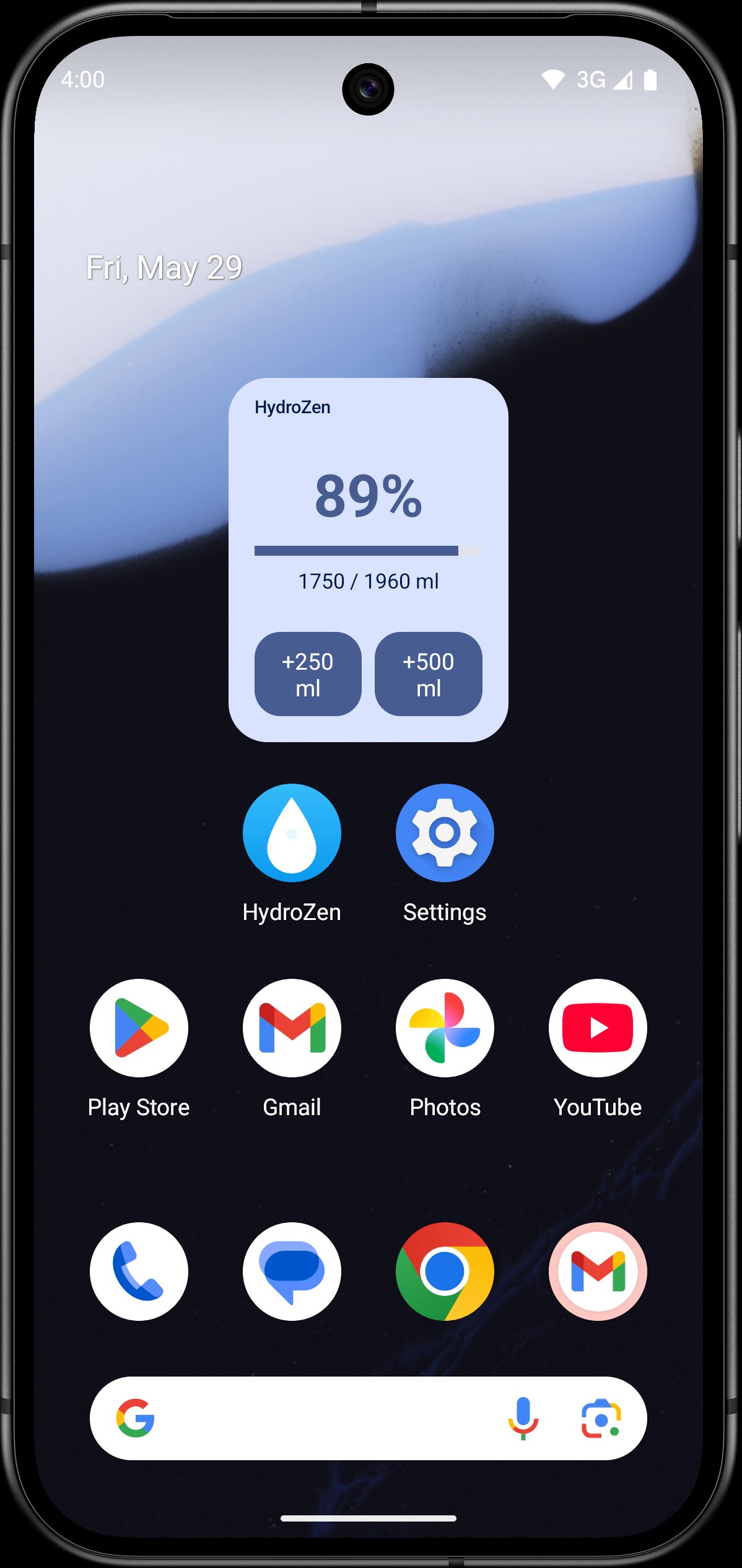 Home screen widget